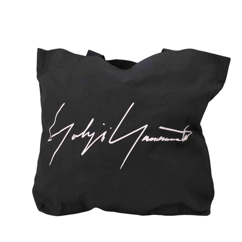 ヨウジヤマモト Yohji Yamamoto シグネチャーロゴキャンバストートバッグ メンズ ONE SIZE